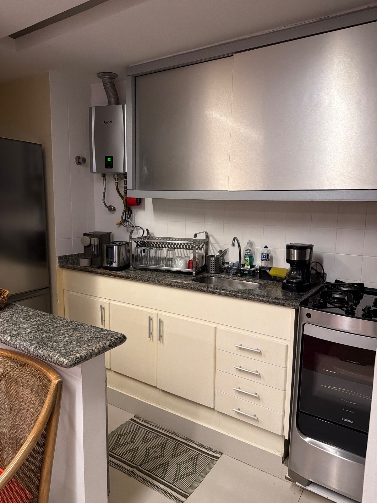 Apartamento mobiliado de 1 quarto com vista mar no Leblon, andar alto — foto 2